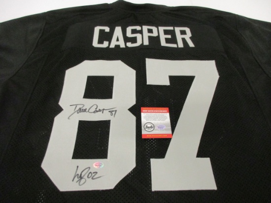 Dave Casper Oakland Raiders signed autographed jersey Certified Coa