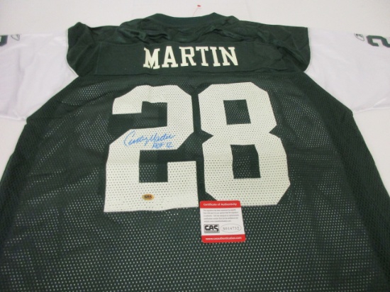 Curtis Martin New York Jets signed autographed jersey CAS COA