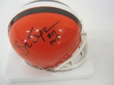 Brian Sipe Cleveland Browns signed autographed mini helmet Global Coa