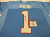 Warren Moon Houston Oilers signed autographed jersey Global Coa