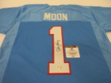Warren Moon Houston Oilers signed autographed jersey Global Coa
