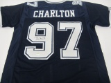 Taco Charlton Dallas Cowboys signed autographed jersey Certified Coa