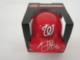 Bryce Harper Washington Nationals signed autographed mini helmet Certified Coa