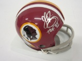 John Riggins Washington Redskins signed autographed mini helmet Certified Coa