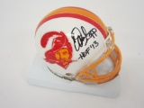 Warren Sapp Tampa Bay Buccaneers signed autographed mini helmet Certified Coa