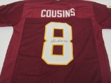 Kirk Cousins Washington Redskins signed autographed jersey Certified Coa