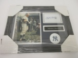 Mickey Mantle New York Yankees signed autographed framed cut signature Certified Coa