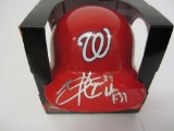 Bryce Harper Washington Nationals signed autographed mini helmet PAAS Coa