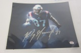 Rob Gronkowski New England Patriots signed autographed 8x10 Photo PAAS Coa