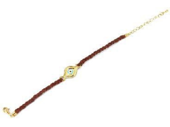 Braid Cord w/ Evil Eye - Lobster Clasp