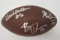 Butkus/Singletary/Urlacher Chicago Bears Hand Signed Autographed Football Paas Certified.