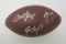 Bart Starr/Aaron Rodgers/Brett Favre Green Bay Packers Hand Signed Autographed Football Paas Certifi