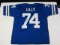 Bob Lilly Dallas Cowboys Hand Signed Autographed Jersey JSA Certified.