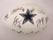 2016 Dallas Cowboys Team Signed Autographed Logo Football Bryant/Elliott/Prescott/Brown and Others P