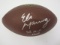 Eli Manning New York Giants Hand Signed Autographed Inscribed Football Paas Certified.