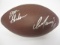 Don Shula & Dan Marino Miami Dolphins Hand Signed Autographed Football PSAS Certified.