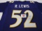 Ray Lewis Baltimore Ravens Hand Signed Autographed Jersey Paas Certified.