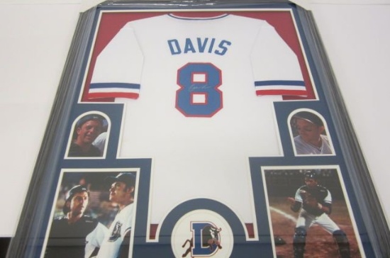 Kevin Costner "Bull Durham" Hand Signed Autographed Framed Jersey Paas Certified.