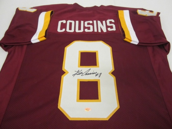 Kirk Cousins Washington Redskins Hand Signed Autographed Jersey PSAS Certified.