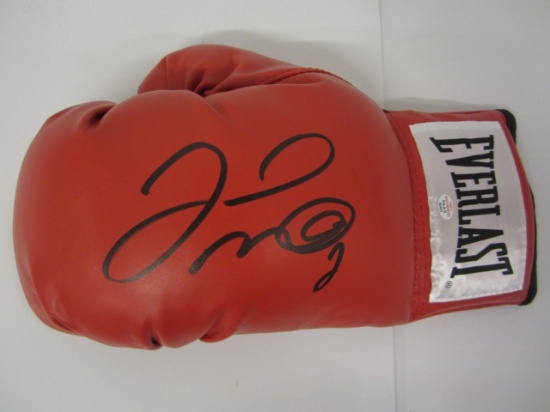 Floyd Mayweather Jr Hand Signed Autographed Red Everlast Boxing Glove Paas Certified.