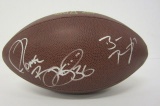 Jerome Bettis/Ben Roethlisberger Pittsburgh Steelers Hand Signed Autographed Football Paas Certified