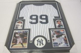 Aaron Judge New York Yankees Hand Signed Autographed Framed Jersey Paas Certified.