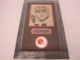 Otto Graham Cleveland Browns Hand Signed Autographed Framed Matted 8x10 Photo GAI Certified