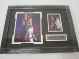 Steven Tyler Hand Signed Autographed framed 8x10 Photo PSAS Certified.