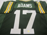 DeVante Adams Green Bay Packers Hand Signed Autographed Jersey PSAS Certified.
