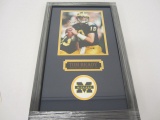 Tom Brady Michigan Wolverines Hand Signed Autographed Framed Matted 8x10 Photo GAI Certified