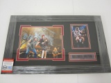 Brian Johnson & Angus Young AC/DC Hand Signed Autographed Framed Matted 8x10 Photo PSAS Certified.