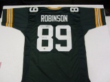 Dave Robinson Green Bay Packers Hand Signed Autographed Jersey CAS Certified.