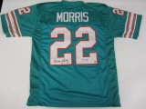 Mercury Morris Miami Dolphins Hand Signed Autographed Jersey CAS Certified.