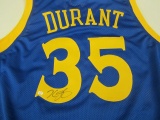 Kevin Durant Golden State Warriors Hand Signed Autographed Jersey Paas Certified.
