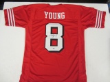 Steve Young San Francisco 49ers Hand Signed Autographed Jersey AI Certified.