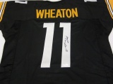 Markus Wheaton Pittsburgh Steelers Hand Signed Autographed Jersey JSA Certified.