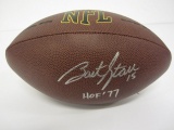 Bart Starr Green Bay Packers Hand Signed Autographed Football Paas Certified.