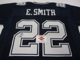 Emmitt Smith Dallas Cowboys Hand Signed Autographed Jersey Paas Certified.