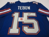 Tim Tebow Florida Gators Hand Signed Autographed Jersey Paas Certified.