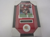 Joe Montana San Francisco 49ers Hand Signed Autographed Framed Matted 8x10 Photo JSA Hologram.