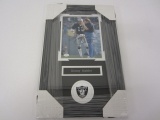 Ken Stabler Oakland Raiders Hand Signed Autographed Framed Matted 8x10 Photo JSA Hologram.