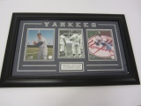 Mickey Mantle New York Yankees Hand Signed Autographed Framed Matted Photo with Certification.