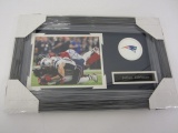 Julian Edelman New England Patriots Hand Signed Autographed Framed Matted 8x10 Photo Paas Certified.