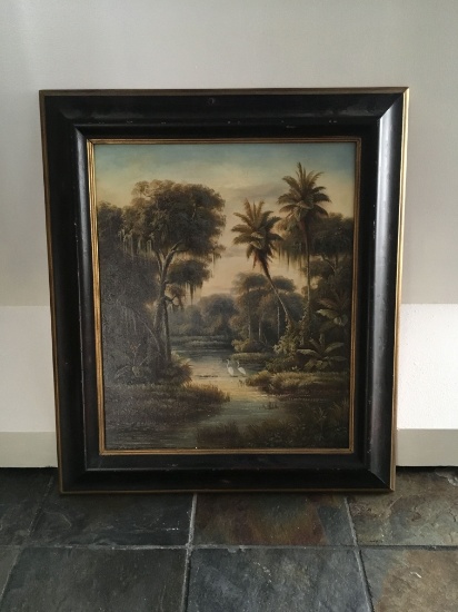 ORIGINAL OIL PAINTING FLORIDA SCENERY