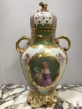 ROYAL PORCELAIN MANUFACTUER OF VIENNA PORTRAIT VASE 1800'S