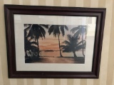 VINTAGE PALM BEACH SCENE