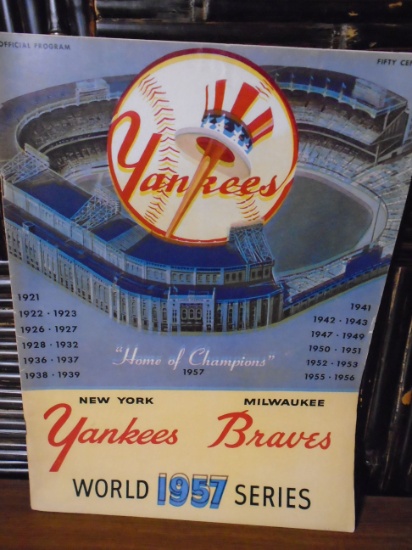1957 Milwaukee Braves vs. NY Yankees World Se.