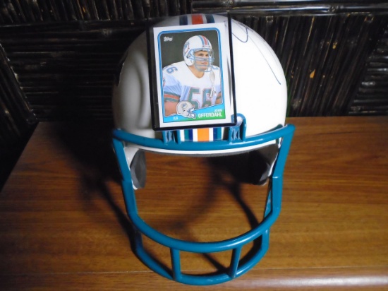 John Offerdahl Signed Miami Dolphin Replica Helmet.