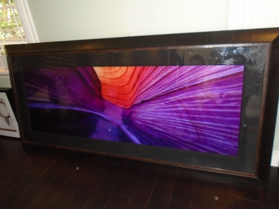 "Radiant Spirit" wall art in a wooden frame. Signed by the artist Peter Lik. Limited Edition #38/950