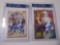 DAN MARINO DOLPHINS SINGED AUTOGRAPH CARD LOT (2) GA COA